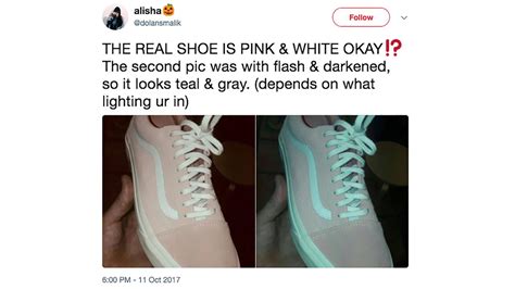 white and pink shoes illusion